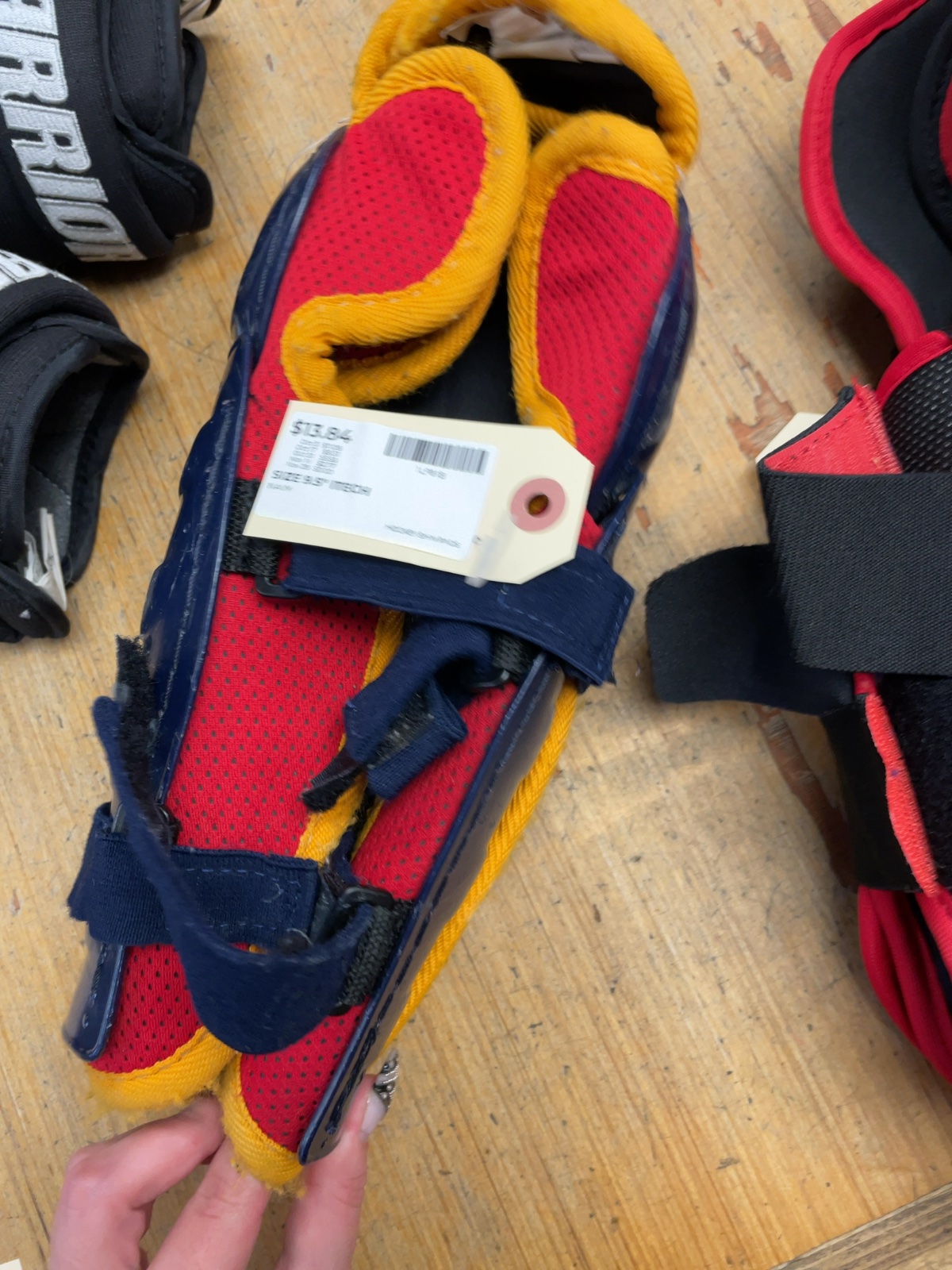ITECH Hockey Shin Pads 9.5" Navy
