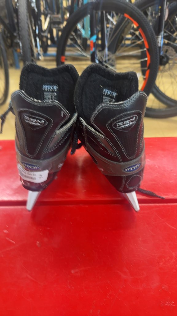 Itech Hockey Skates RPM Black Used Size 2