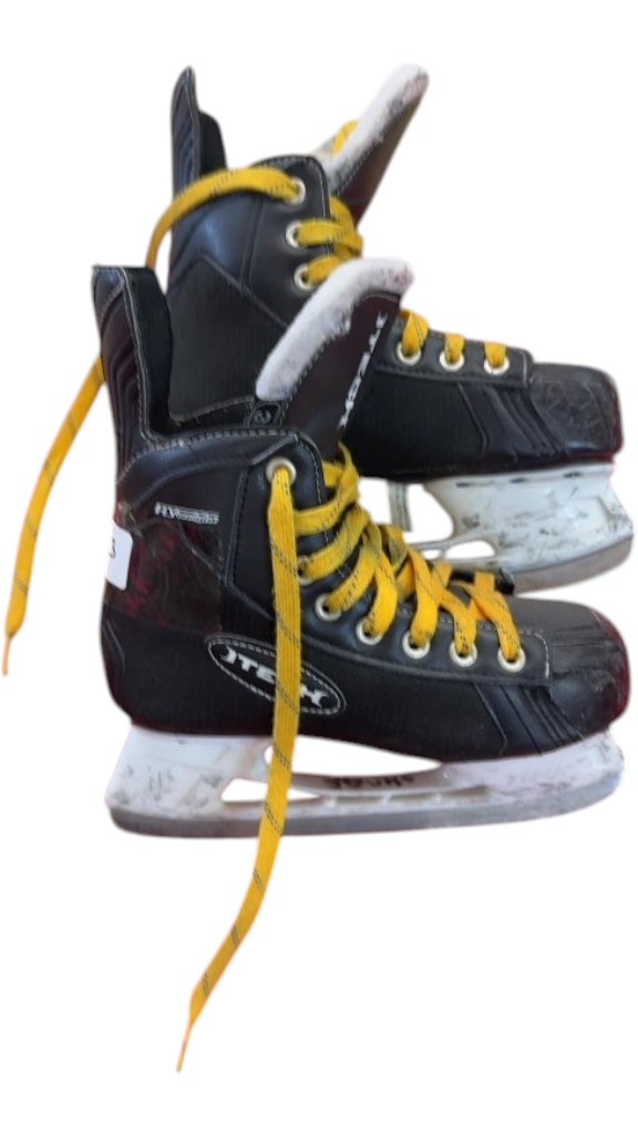 Itech Hockey Skates Size 3 Used Black - image 1