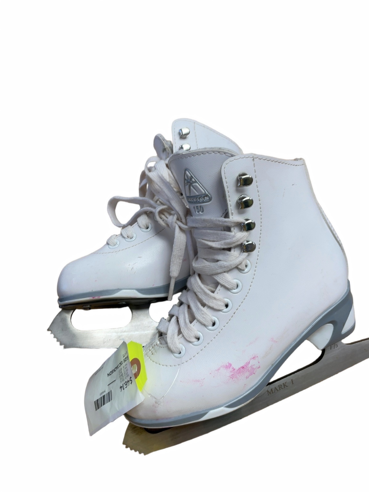 Jackson 150 Size 13C White Figure Skates - image 1