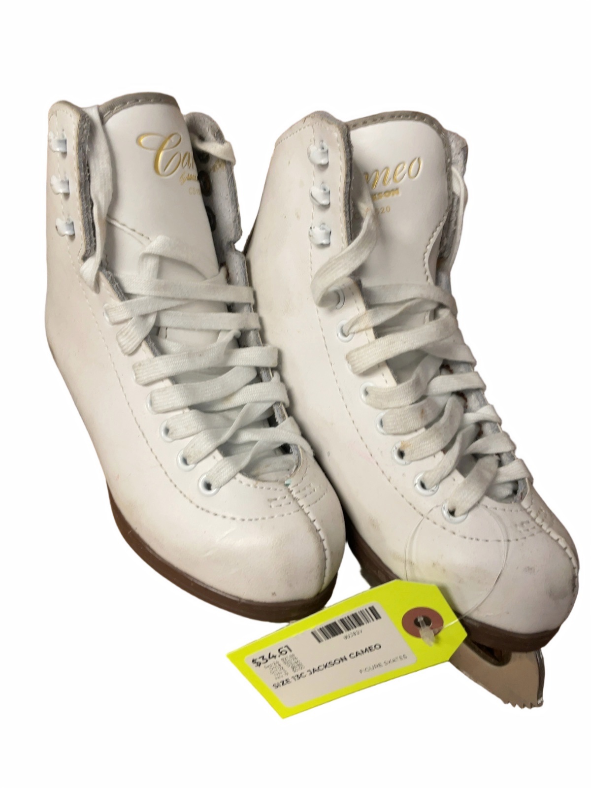 Jackson Cameo Size 13C White Figure Skates - image 1
