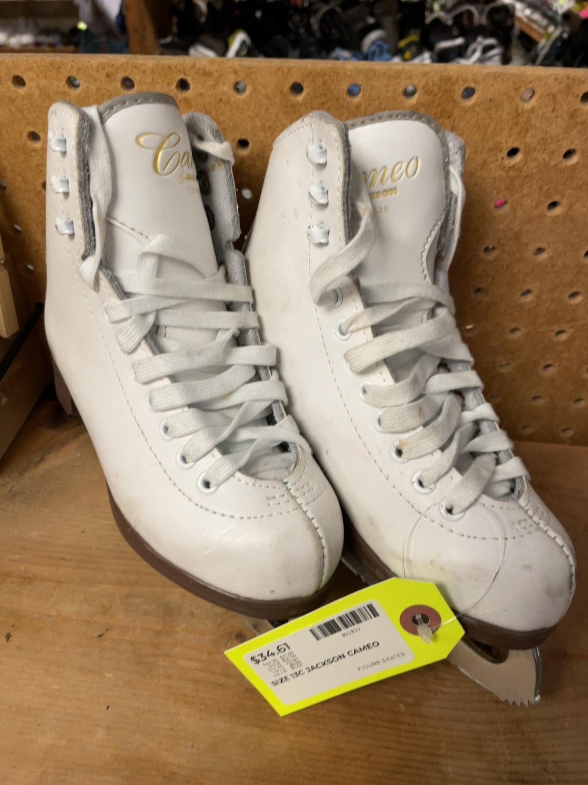 Jackson Cameo Size 13C White Figure Skates