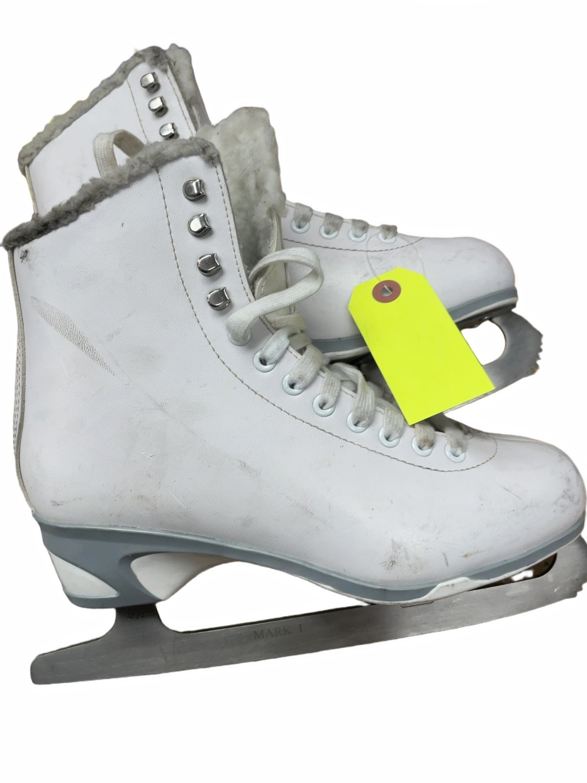 Jackson Cameo Size 8 White Figure Skates - image 1