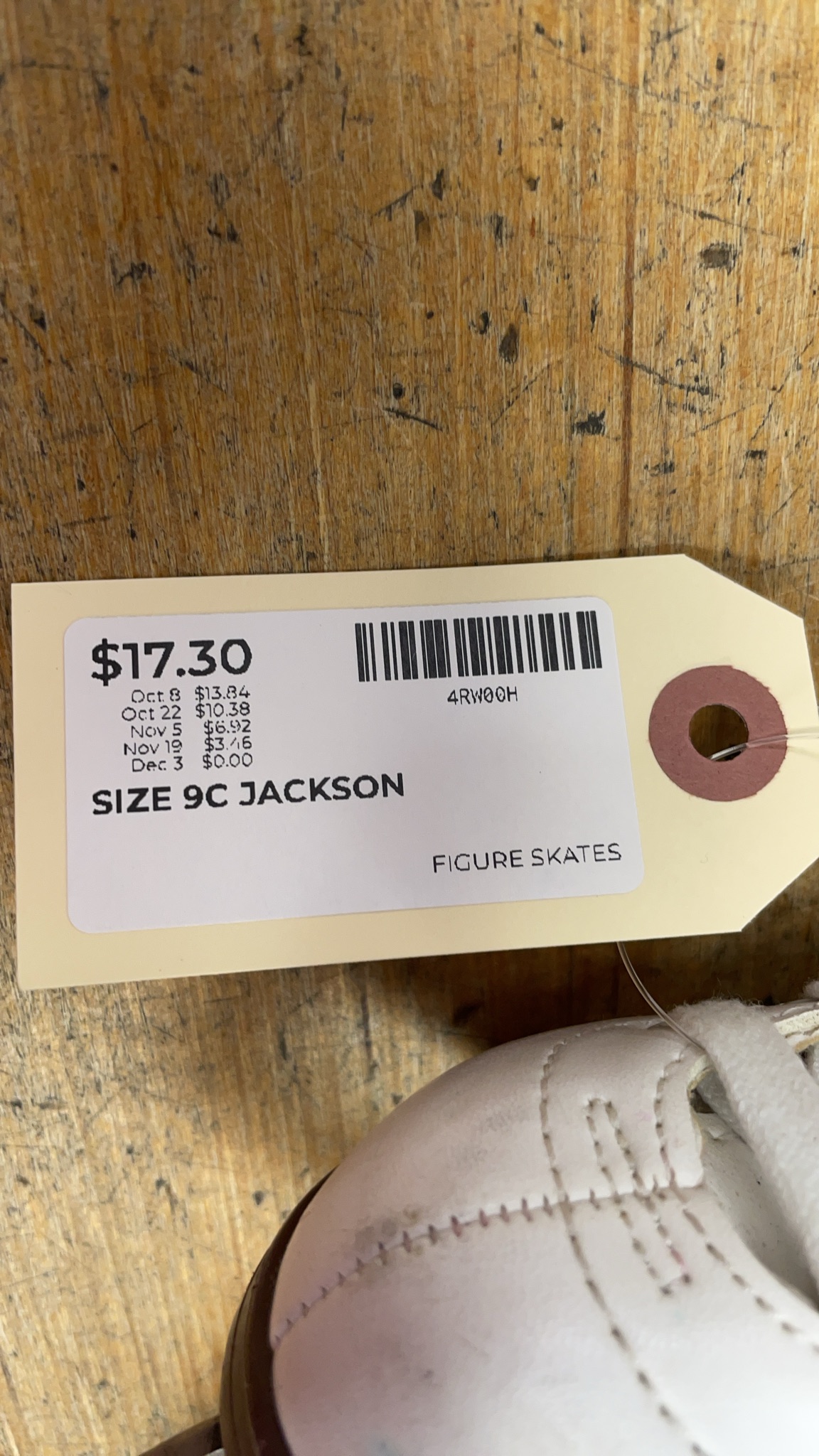 Jackson Figure Skates Size 9C White