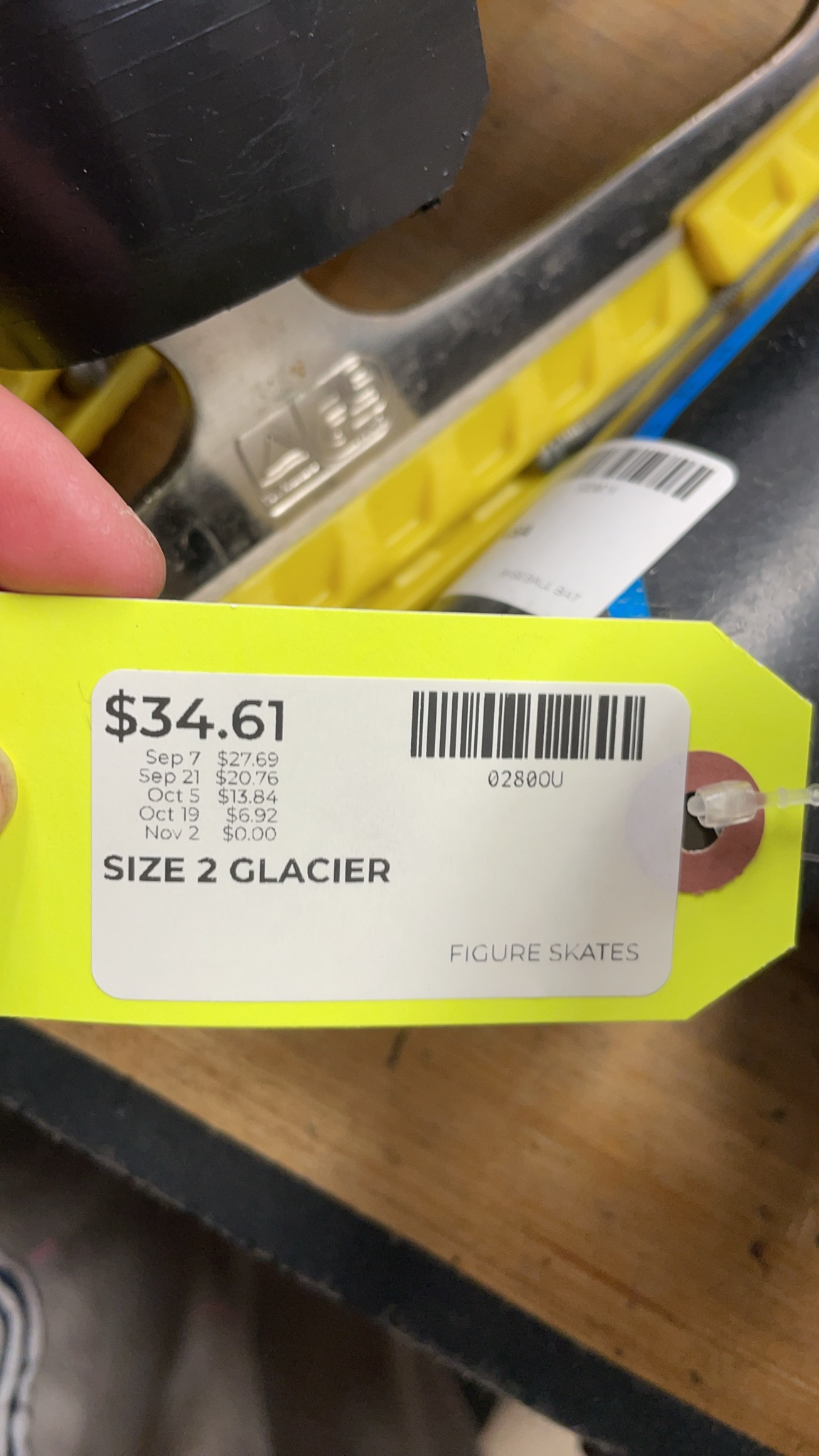 Jackson Glacier Figure Skates - Size 2