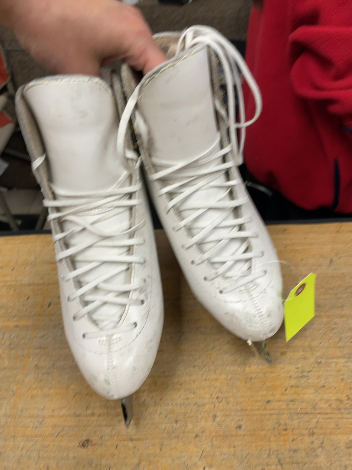 Jackson Mark IV Figure Skates Size 8B White