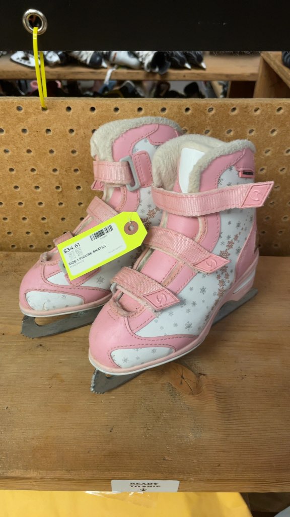Jackson Softec Figure Skates Size 1