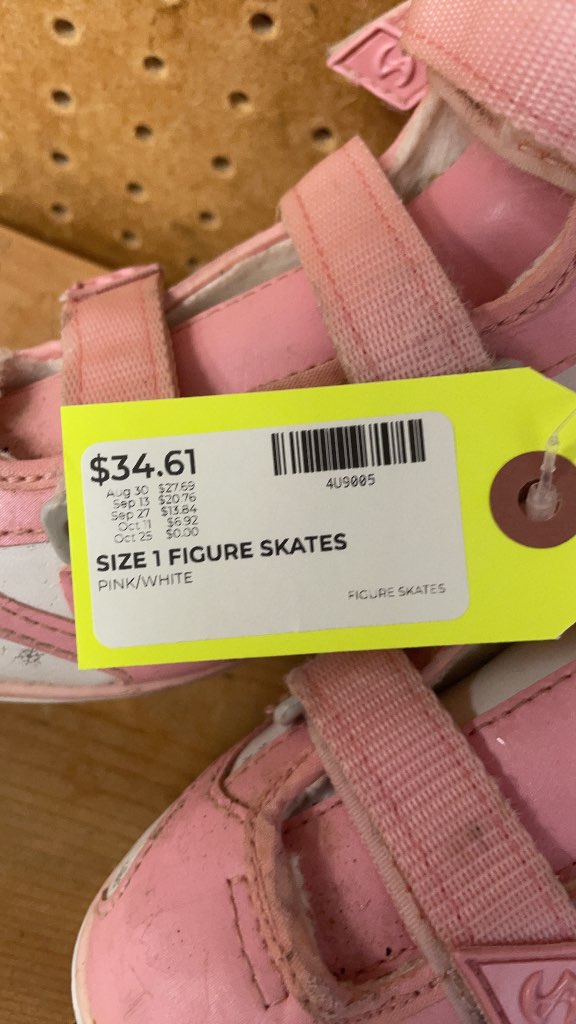 Jackson Softec Figure Skates Size 1