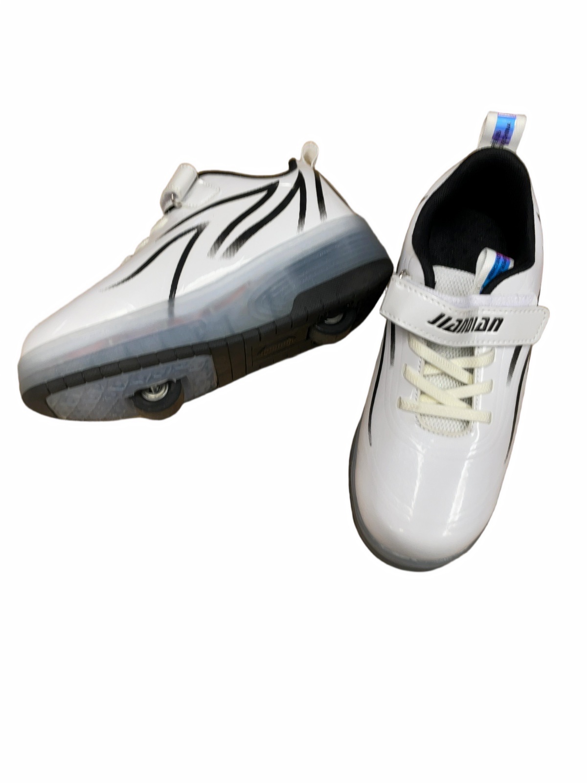 Jiandian Heely Type Roller Shoes Size 35 White - image 1