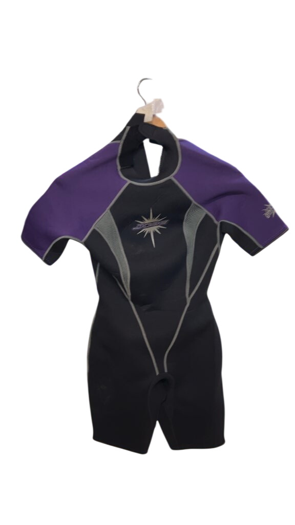Jobe Power Stretch Spring Wetsuit Black/Purple Good Condition - image 1