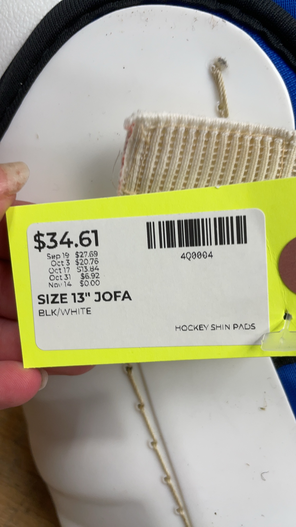 Jofa SG 3173 13" Hockey Shin Pads