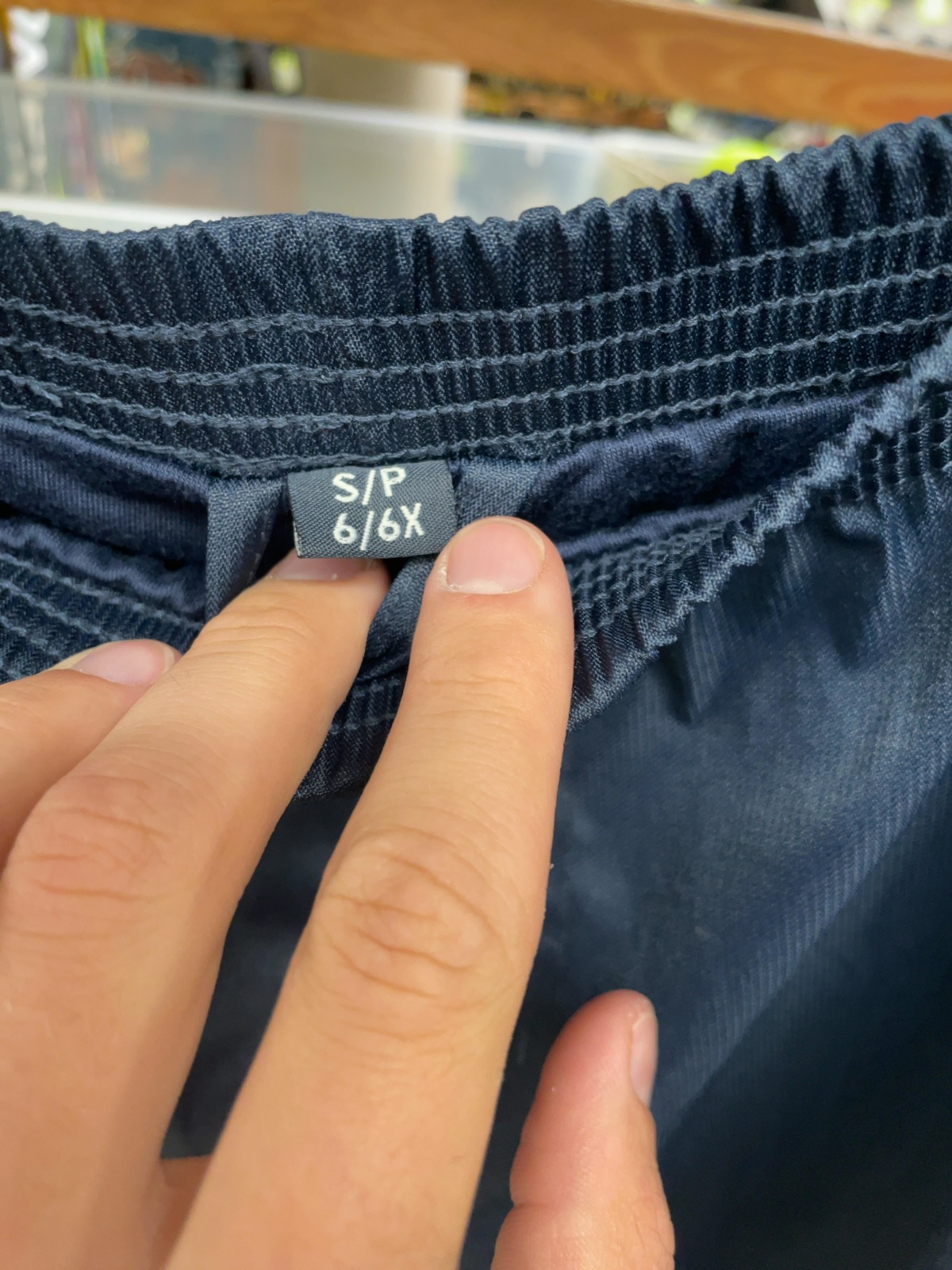 Junior Rain Pant 6/6X Blue