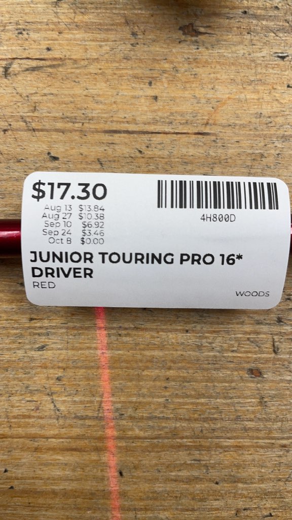 Junior Touring Pro 16° Driver