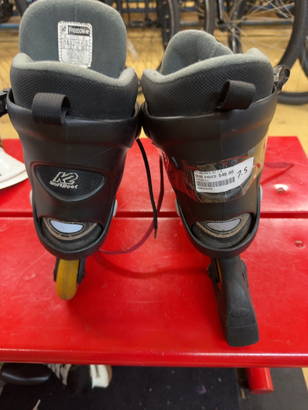 K2 Freedom Inline Skates - Size 8.5 US Men's