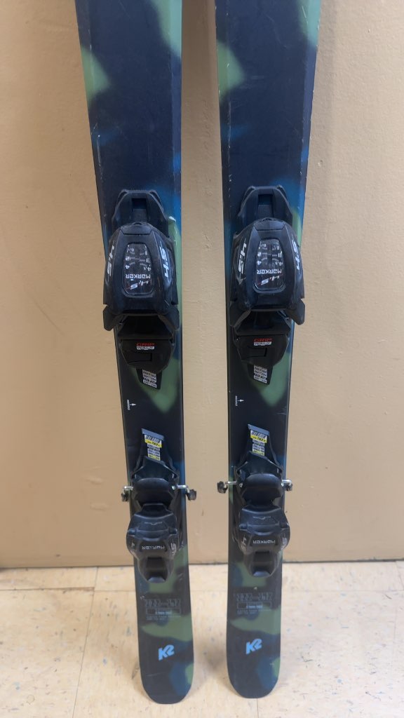 K2 Hi-Lo Skis with Marker 4.5 Bindings Used 129cm