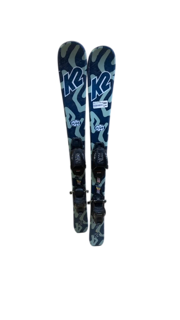 K2 Indy 100 Junior Skis Used 100cm - image 1