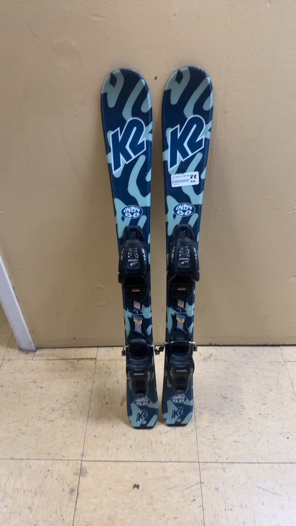 K2 Indy Junior Skis with Marker 4.5 Bindings Used 88cm