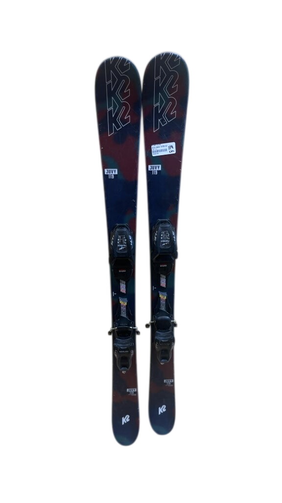 K2 Juvy Junior Skis with Marker Bindings Used 119cm - image 1