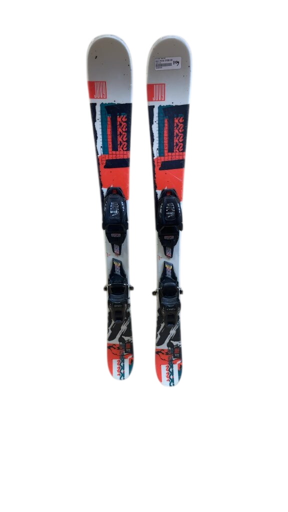 K2 Juvy Youth Skis with Marker 4.5 Bindings - Used - 109cm - image 1