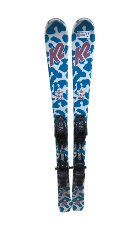K2 Luv Bug Youth Skis 112 cm Used - image 1