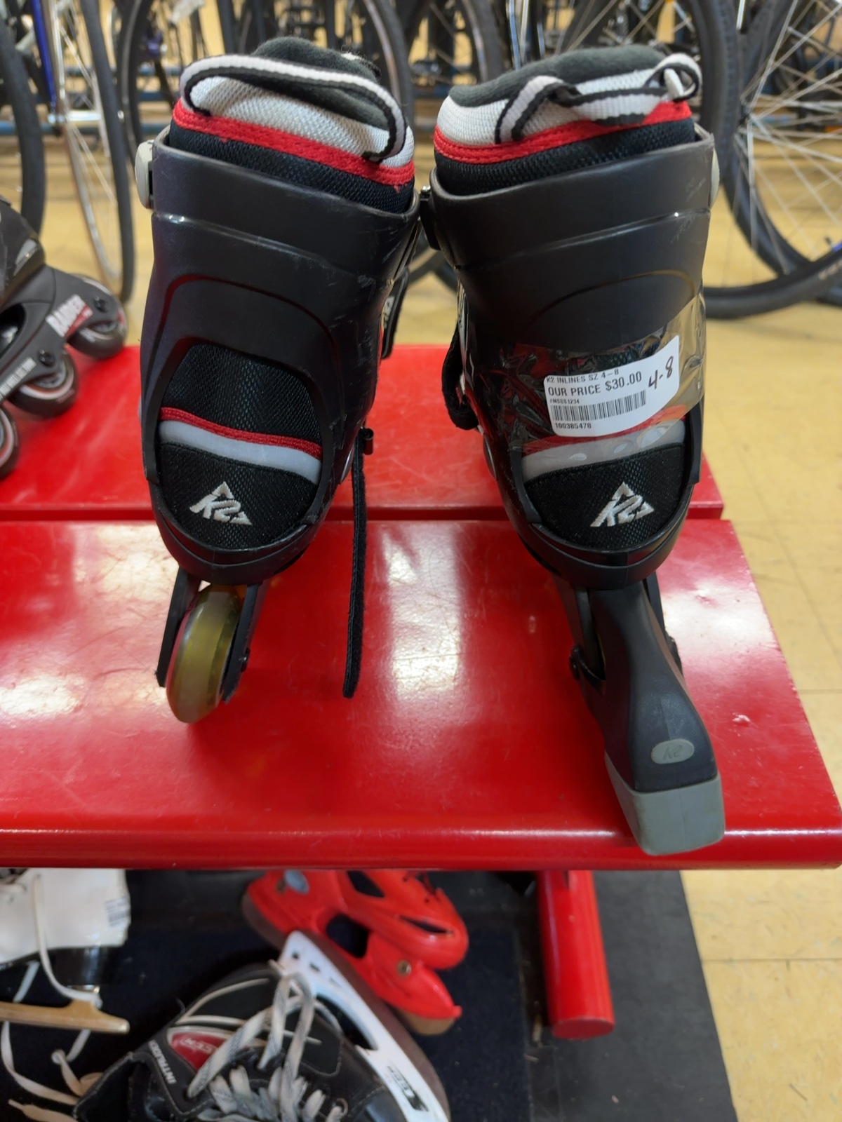 K2 Merlin Adjustable Inline Skates - Size 4-8