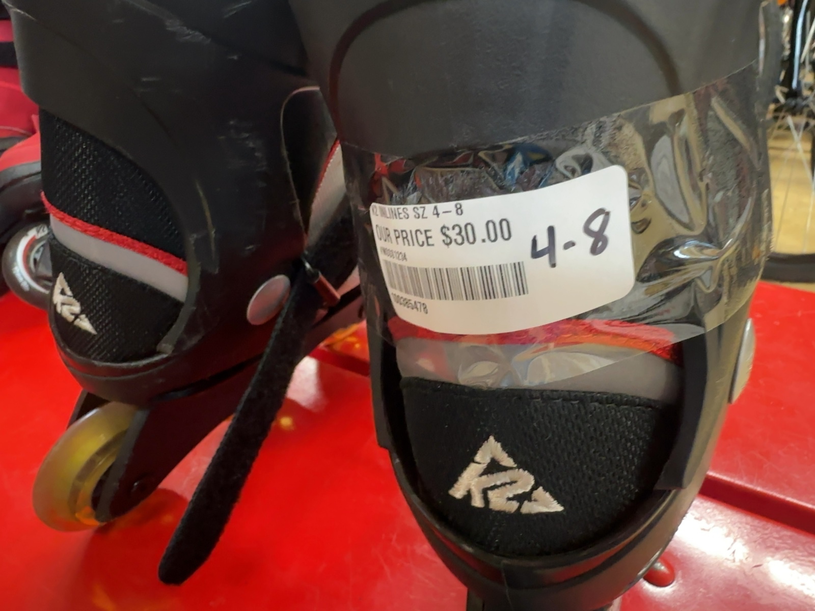 K2 Merlin Adjustable Inline Skates - Size 4-8