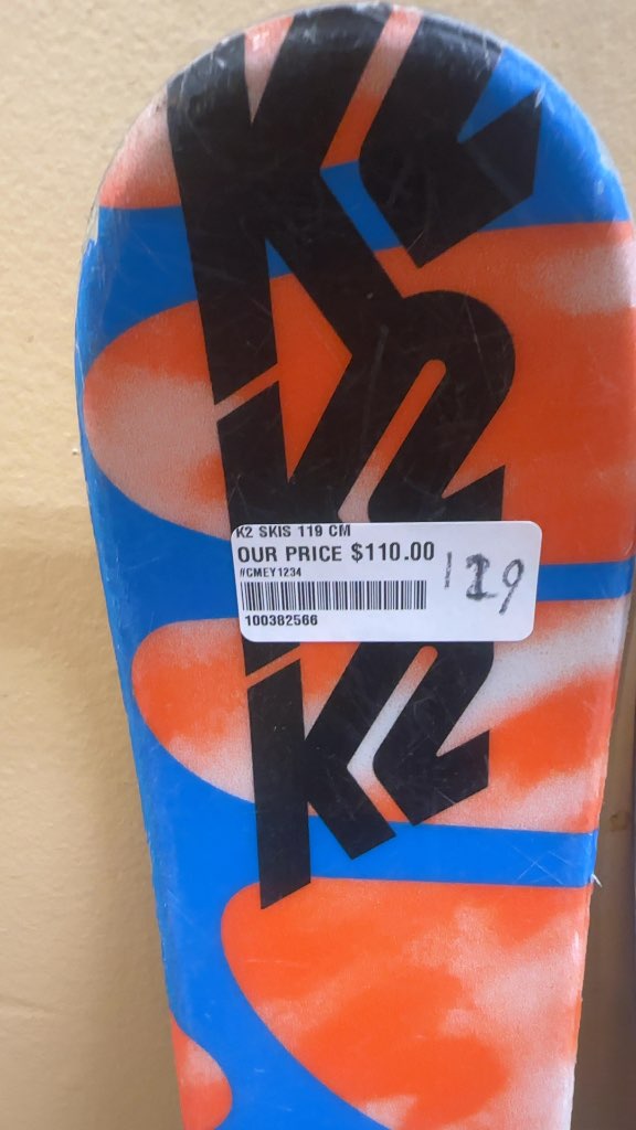 K2 Missy Girls' Skis with Marker Bindings Used 119 cm