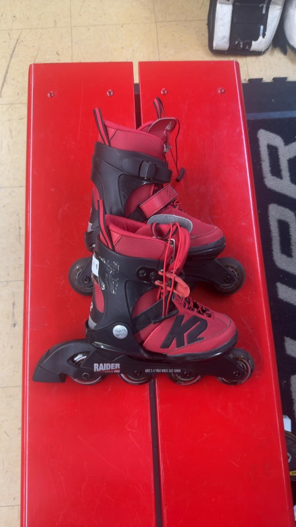 K2 Raider Pro Adjustable Inline Skates - Size 4-8