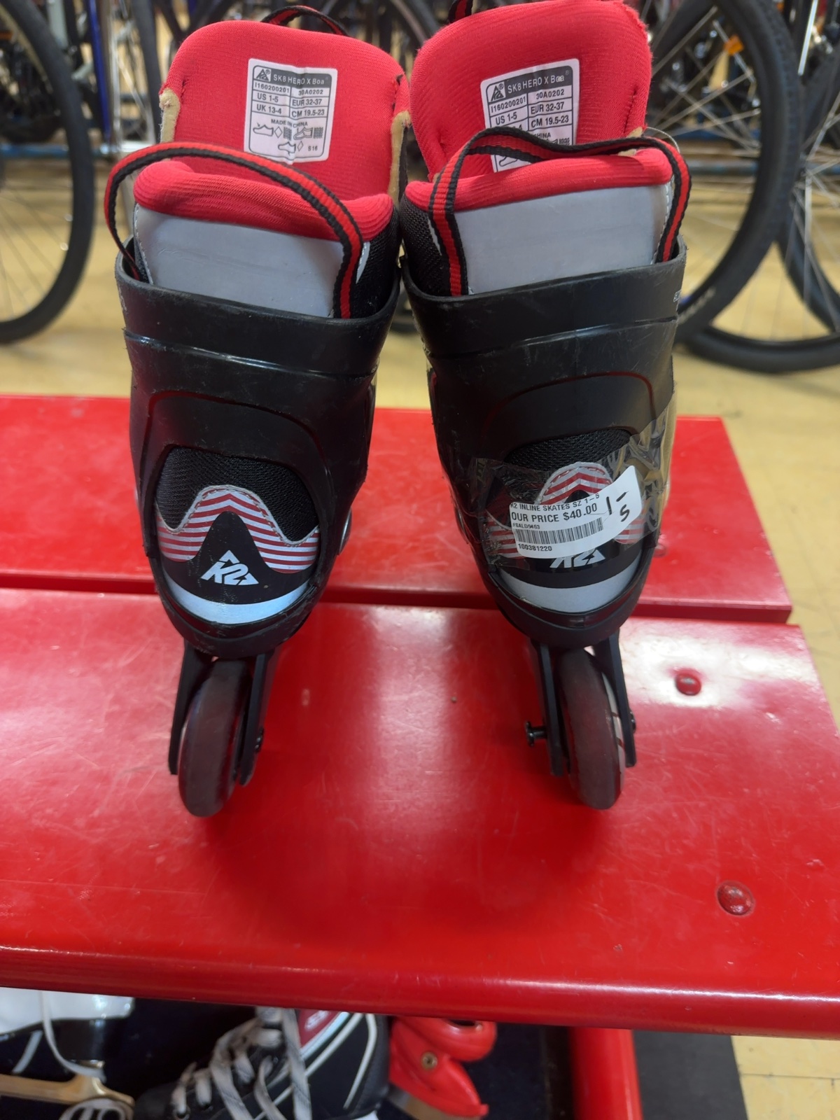 K2 Sk8 Hero X Boa Adjustable Kids Inline Skates