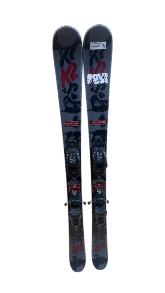 K2 Skis Dreamweaver Marker 4.5 Bindings Used 129cm - image 1