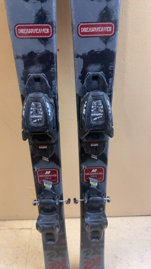 K2 Skis Dreamweaver Marker 4.5 Bindings Used 129cm