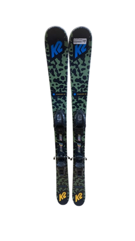 K2 Skis Poacher Jr Green Camo Used 119 cm - image 1