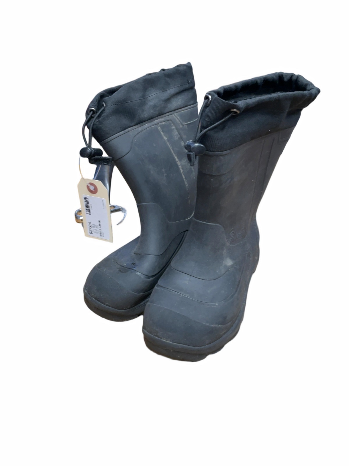 Kamik Rain Boots Size 2 Black - image 1