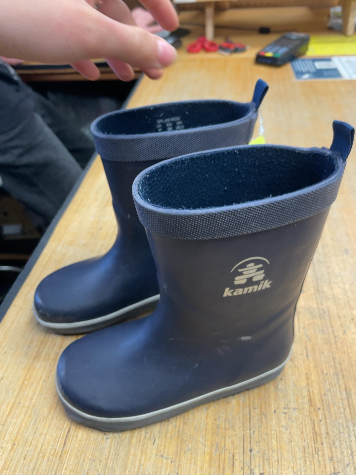 Kamik Splash 11C Blue Rain Boots