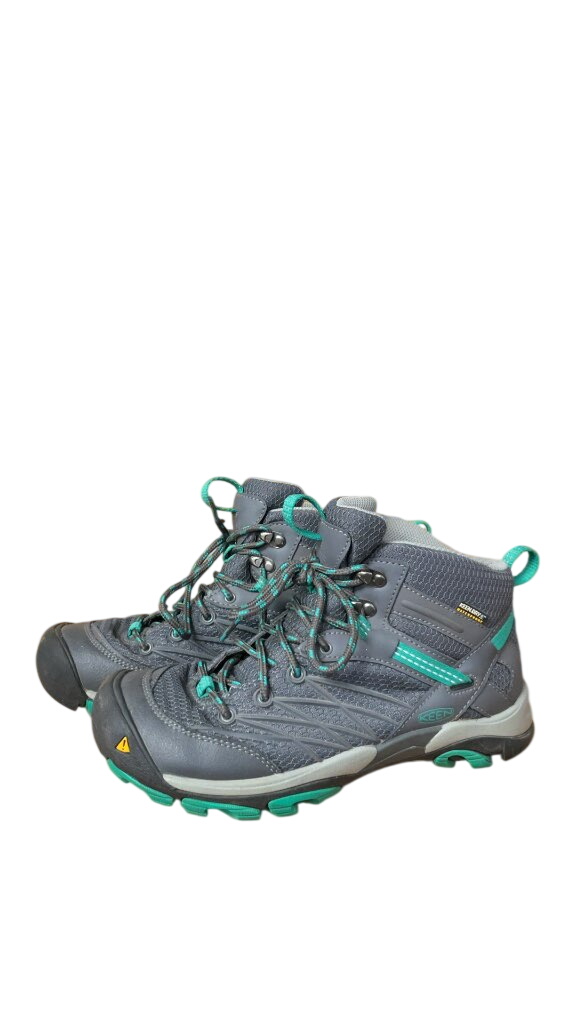 Keen Hiking Boots - Grey/Teal - Size 7.5