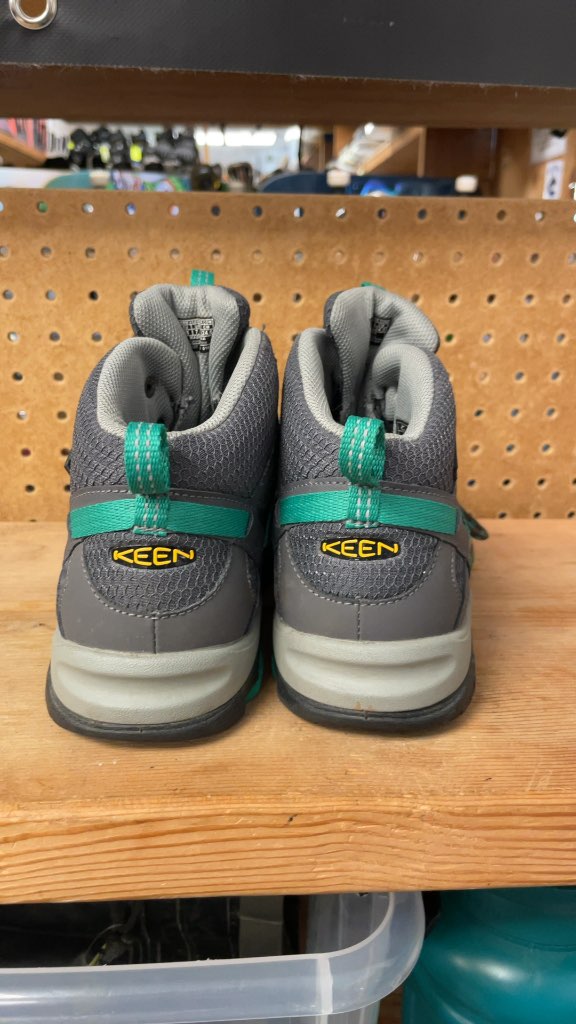 Keen Hiking Boots - Grey/Teal - Size 7.5