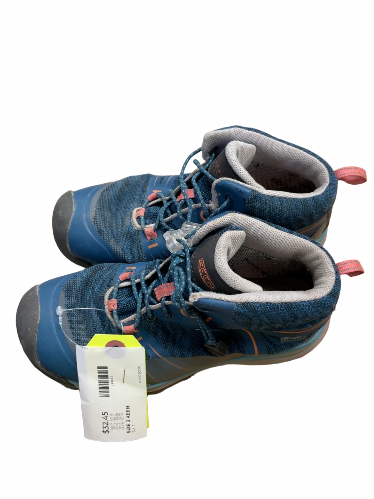 KEEN Hiking Boots Size 3 Blue - image 1