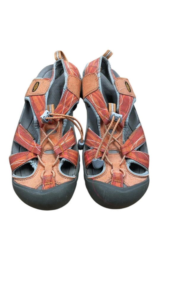 KEEN Water Shoes Size 9 Orange/Grey - image 1