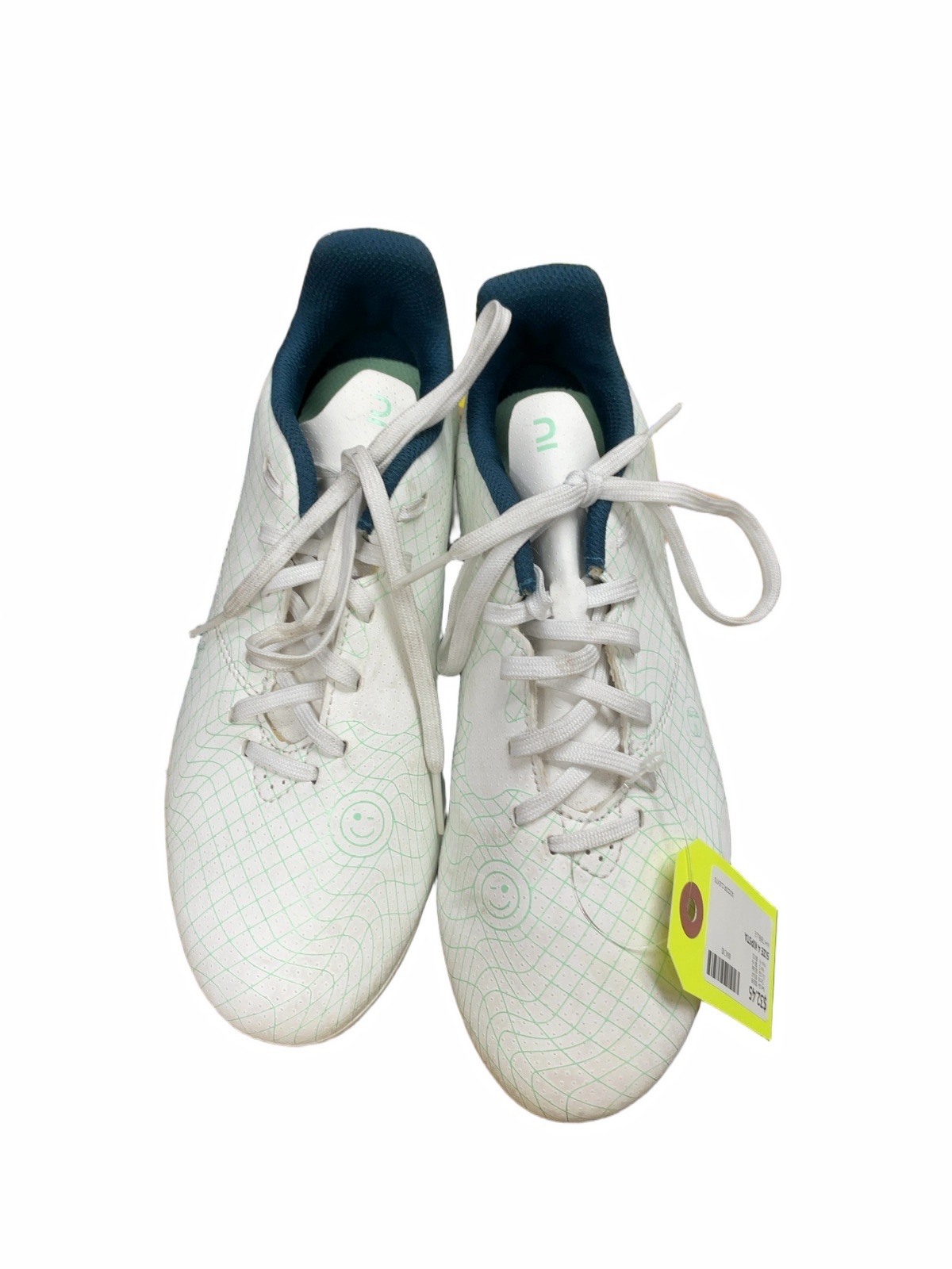 Kipsta Viralto Size 4 Soccer Cleats White/Blue