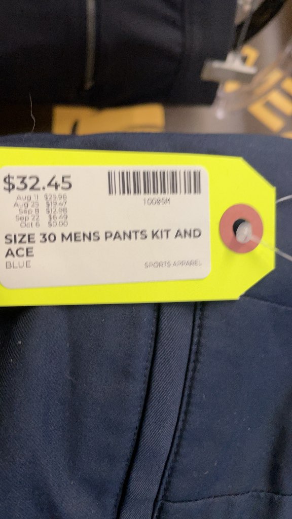 Kit and Ace Men's Pants Size 30 Blue