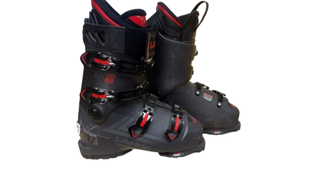 Lange Ski Boots LX 120 HV Black very Good Condition Size 25.5