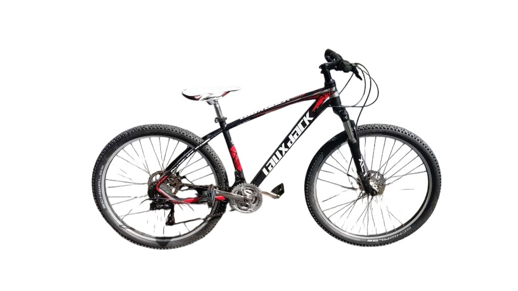 Lauxjack Hardtail Mountain Bike Black/Red Used - image 1