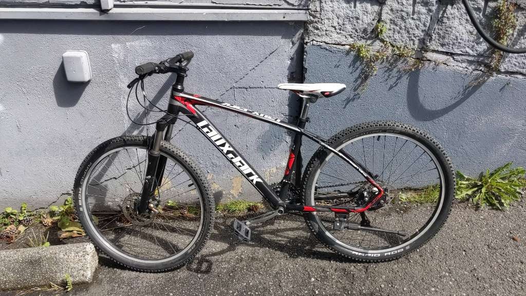 Lauxjack Hardtail Mountain Bike Black/Red Used