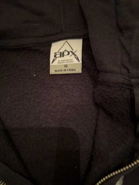 Led Zeppelin Zip-Up Hoodie The Hermit Graphic Black Good Condition Size S - image 1