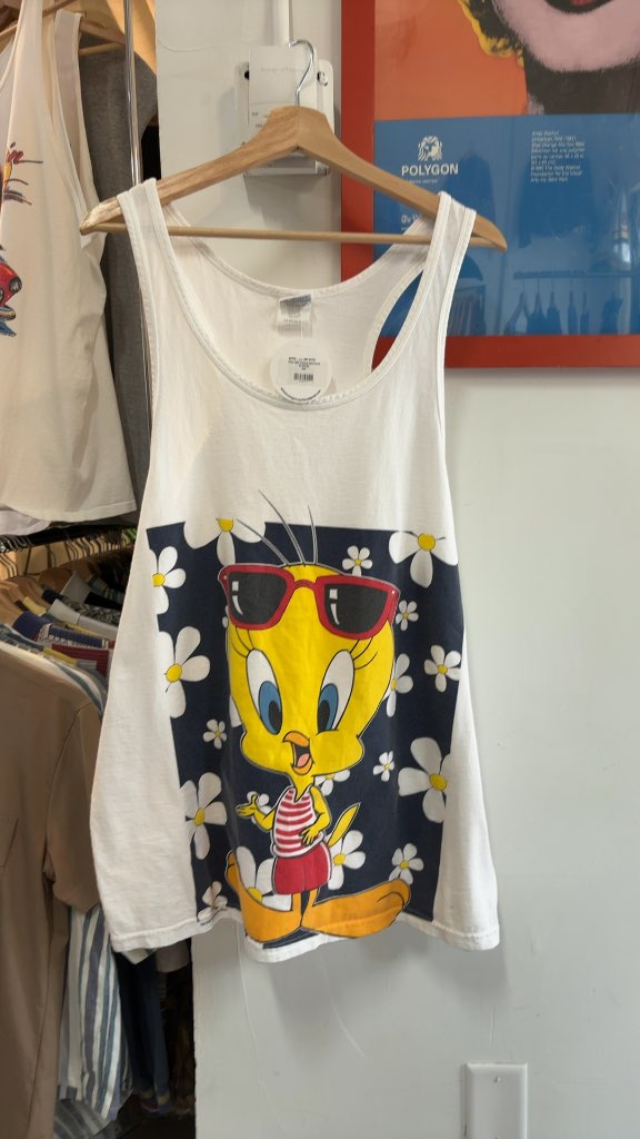 Looney Tunes Tank Top Tweety Bird 1997 Vintage XL