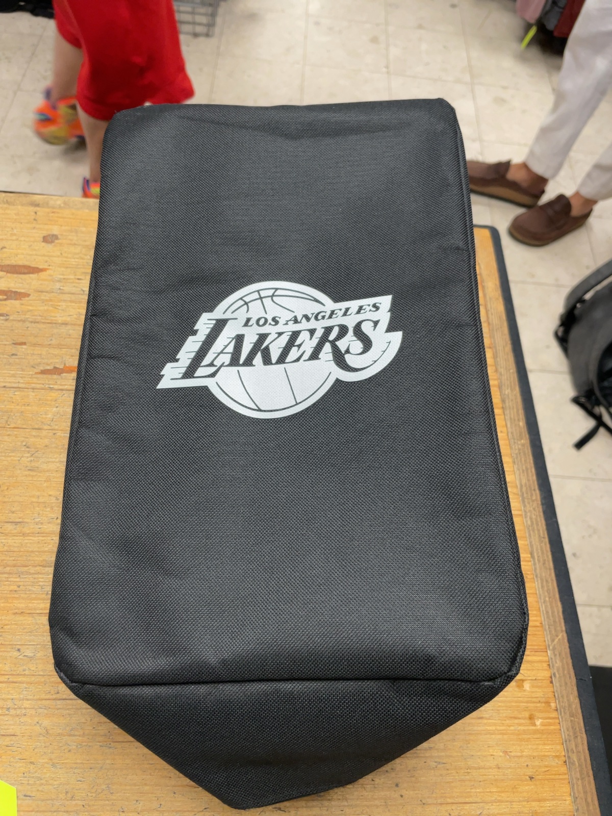 Los Angeles Lakers Sneaker Bag Black
