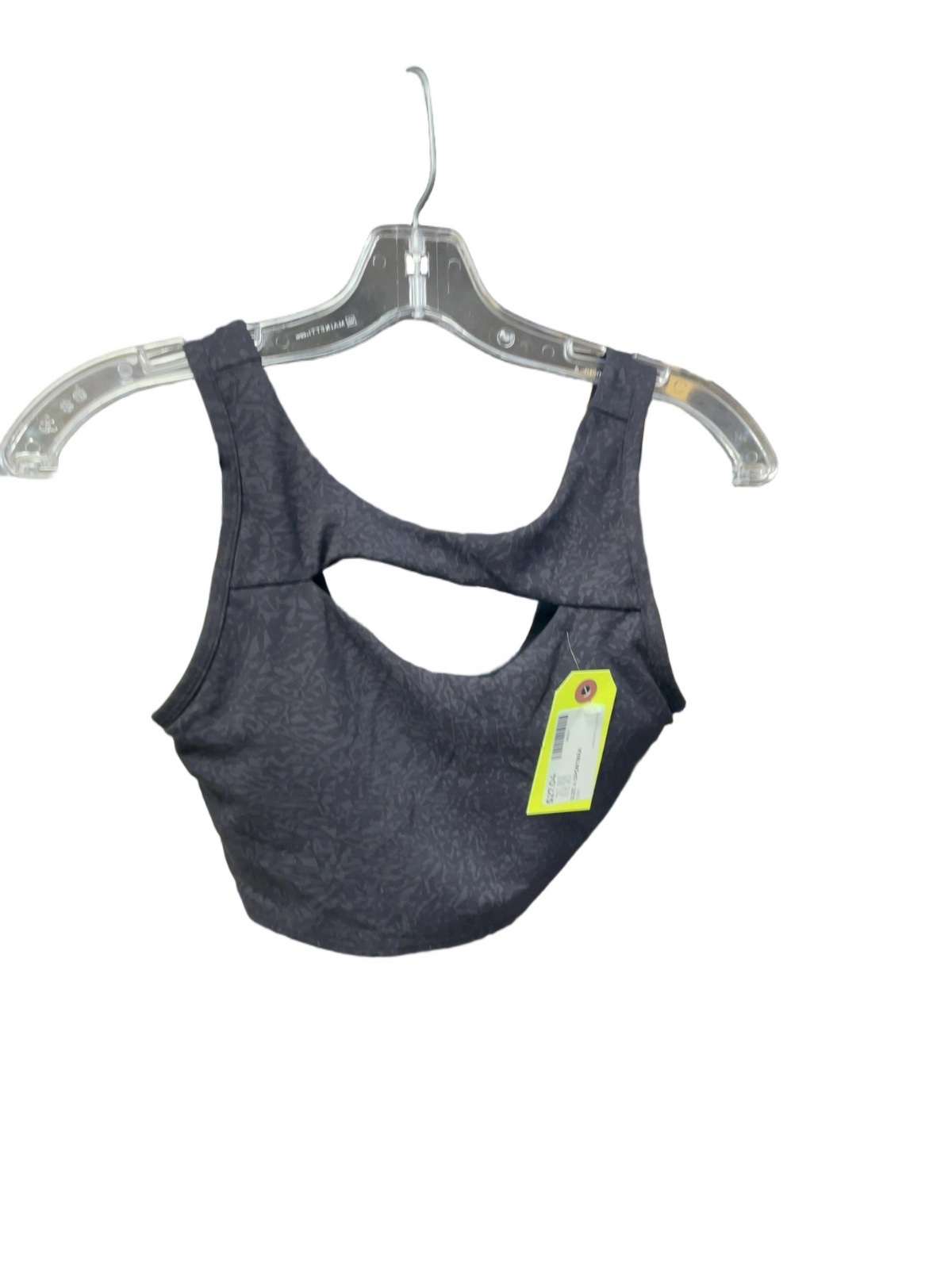 Lululemon Barry's Size 4 Grey Patterned Sportbra - image 1