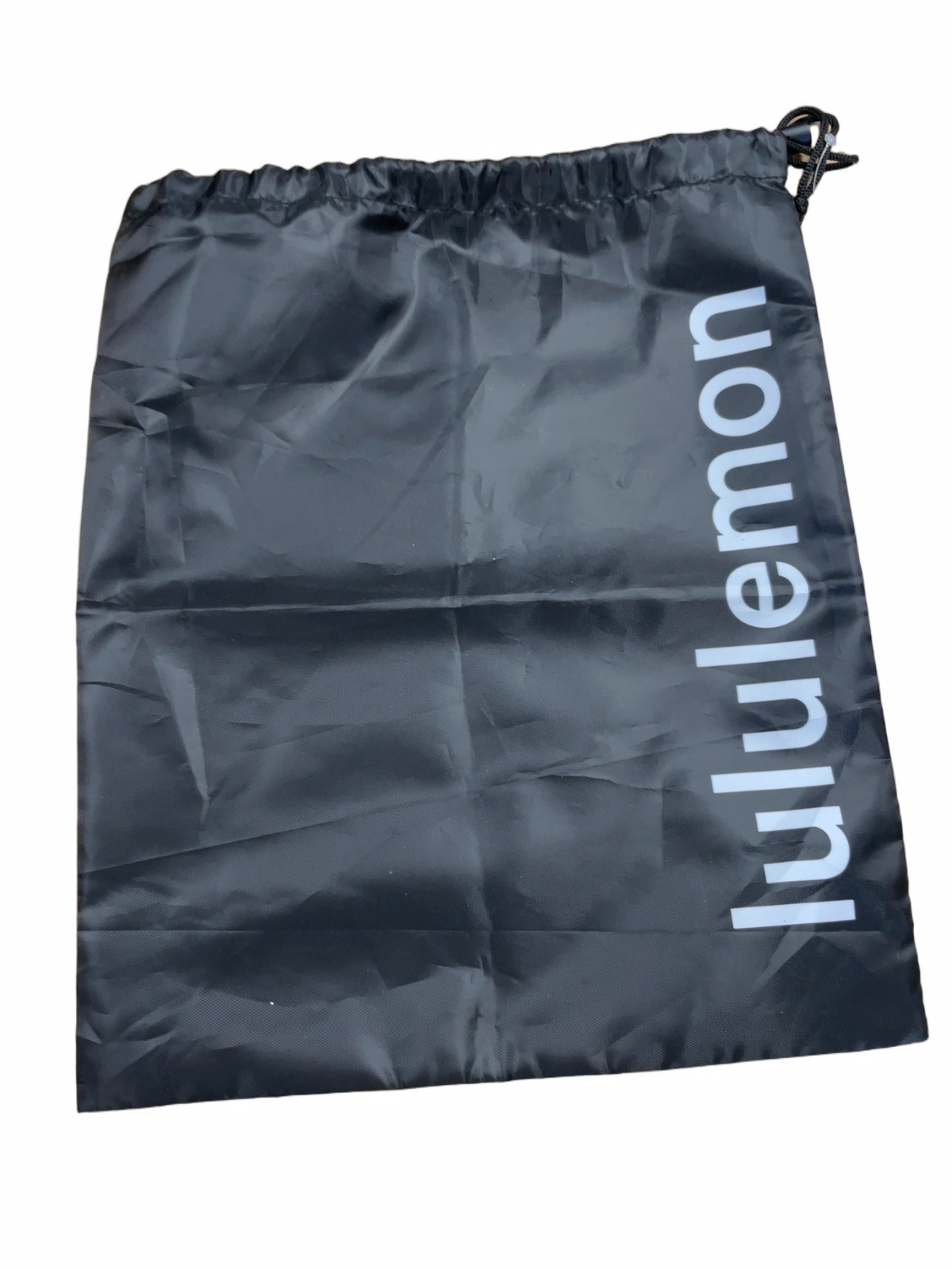 Lululemon Black Drawstring Bag