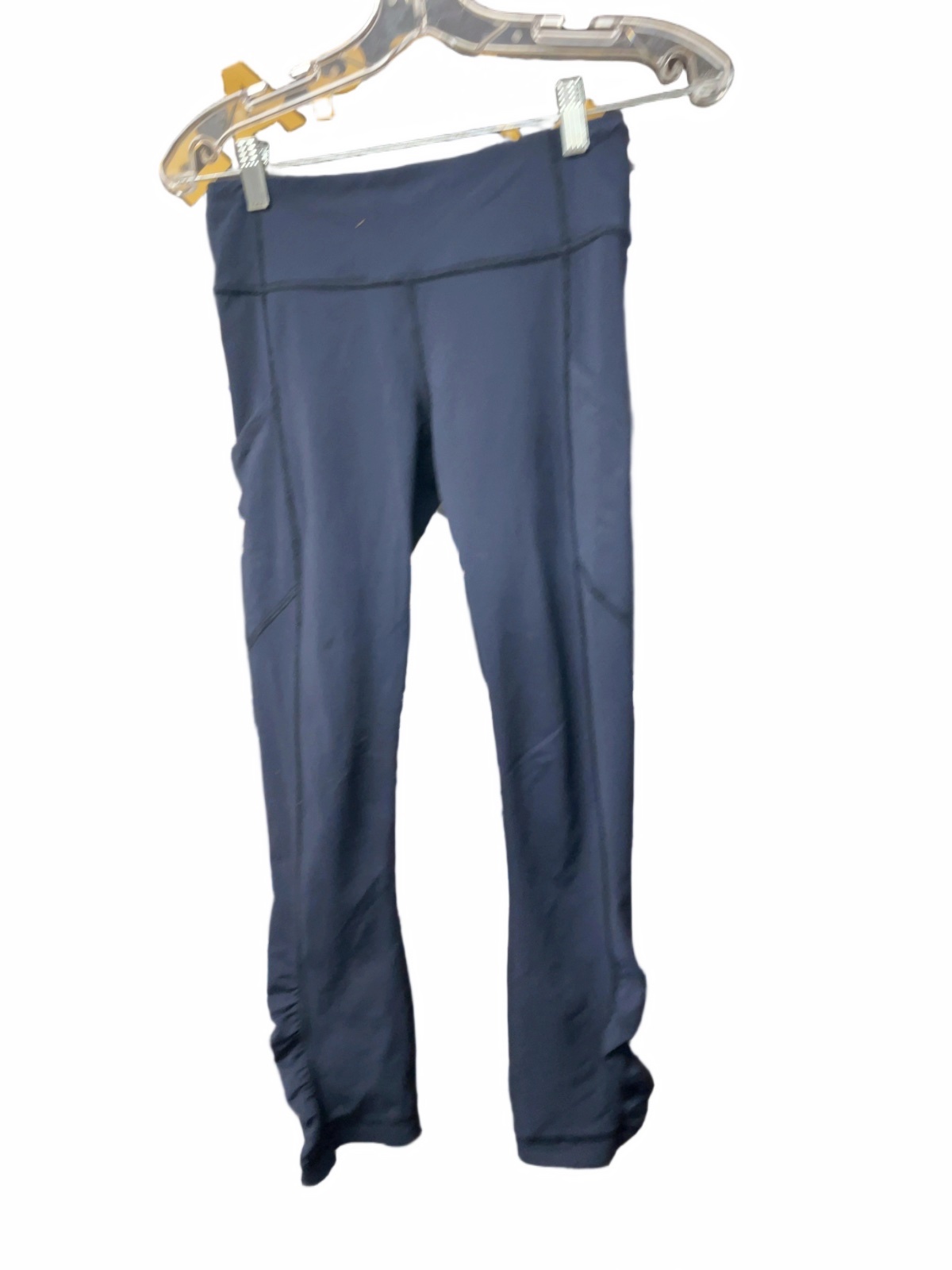 Lululemon Cropped Leggings Size 4 Navy - image 1
