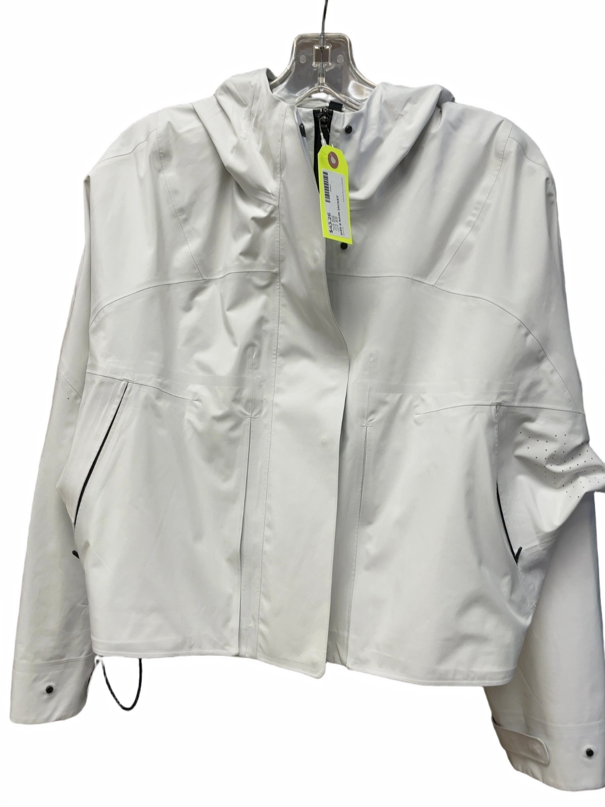 Lululemon Cropped Rain Jacket Size 8 White - image 1
